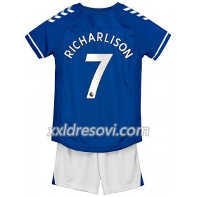 Everton Richarlison 7 Domaći Dječji Komplet Dresovi za Nogomet 2020-2021 (+ kratke hlače)